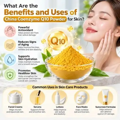 What Are the Benefits and Uses of China Coenzyme Q10 Powder for Skin?
